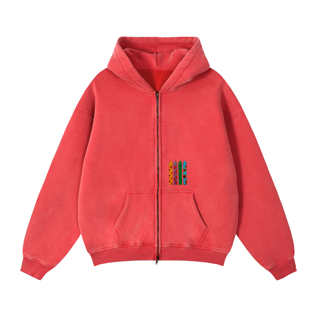 DONT WAIT AROUND ZIP HOODIE