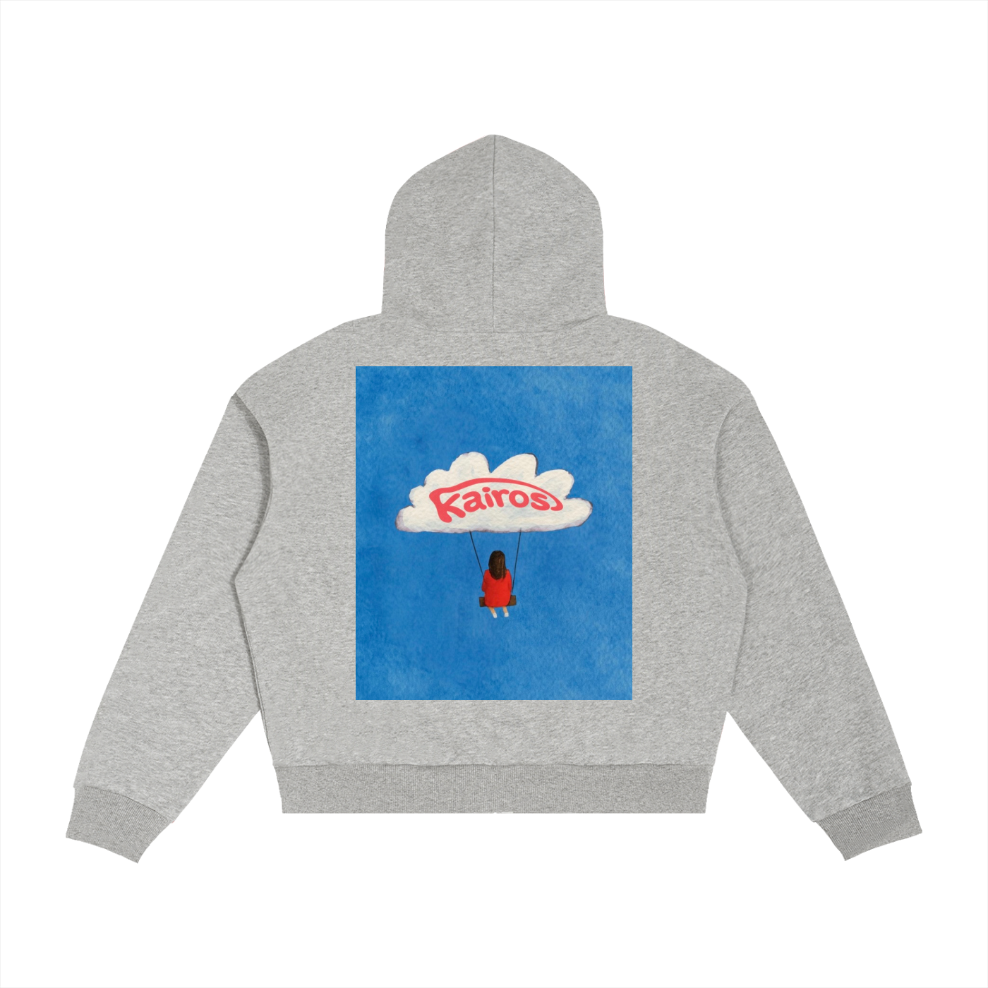 Kairos cloud Plaid Boxy Zip Hoodie